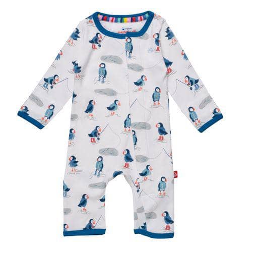 Stud Puffin Organic Cotton Magnetic Coverall