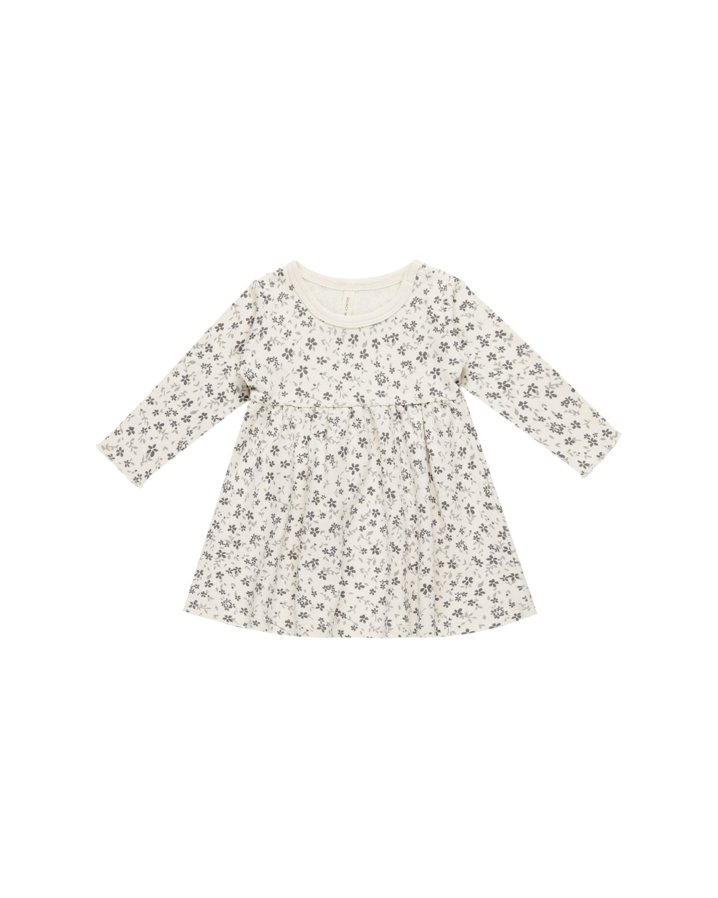 Long Sleeve Baby Dress | Blue Floral