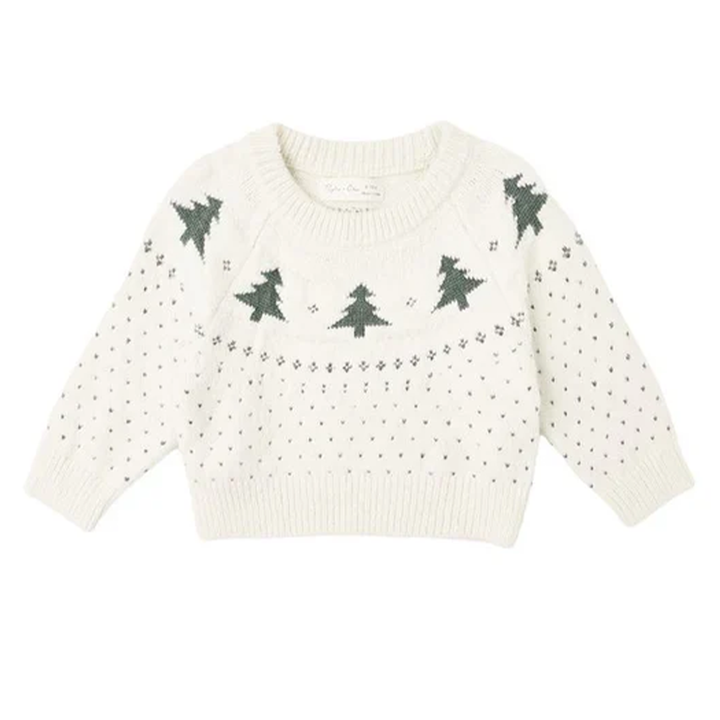 Fair Isle Sweater || Trees