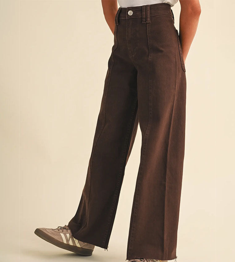 Tween Wide Leg Denim Pants