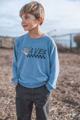 Waves Hacci Pullover