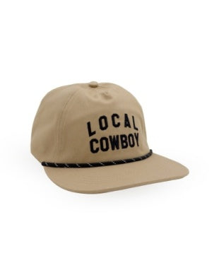 Local Cowboy Snapback Hat/khaki