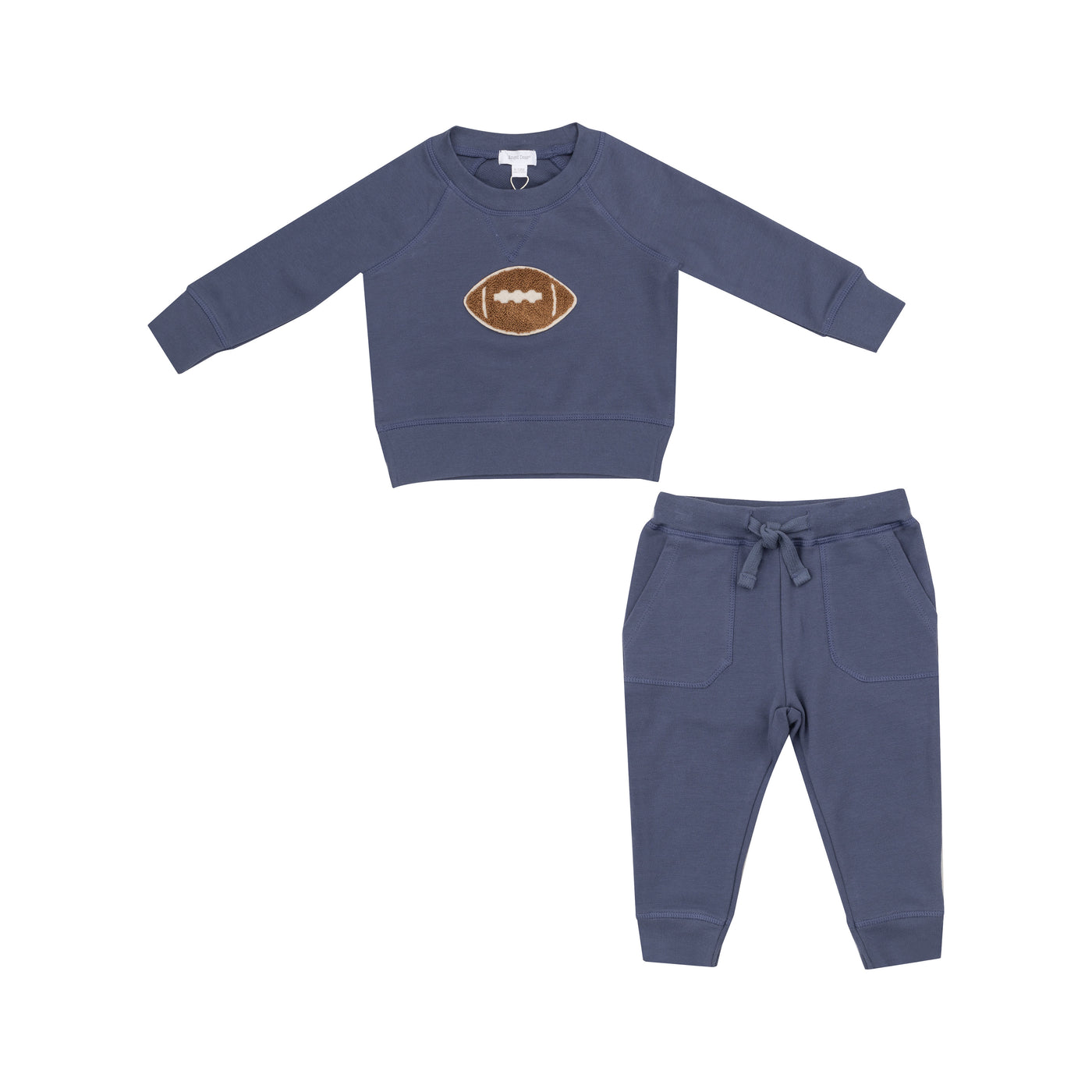 Footballs Raglan Sweatshirt & Jogger Set