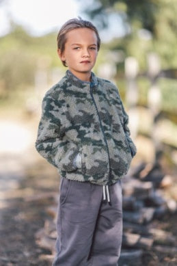 Throwback Polar Fleece Jacket | Camo