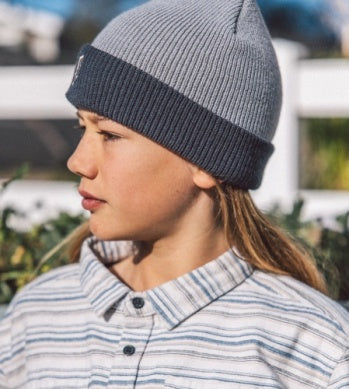 Canyon Beanie | Gray Skies