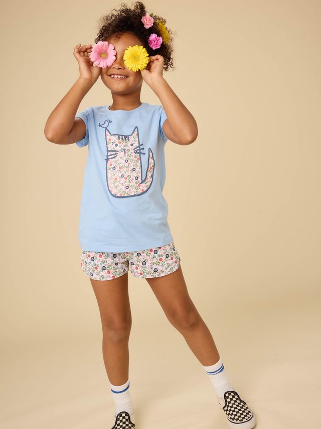 Tie Waist Shorts|Florales