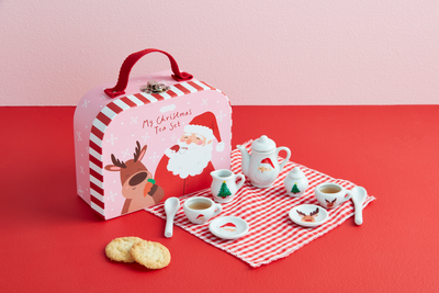 Christmas Tea Set Suitcase