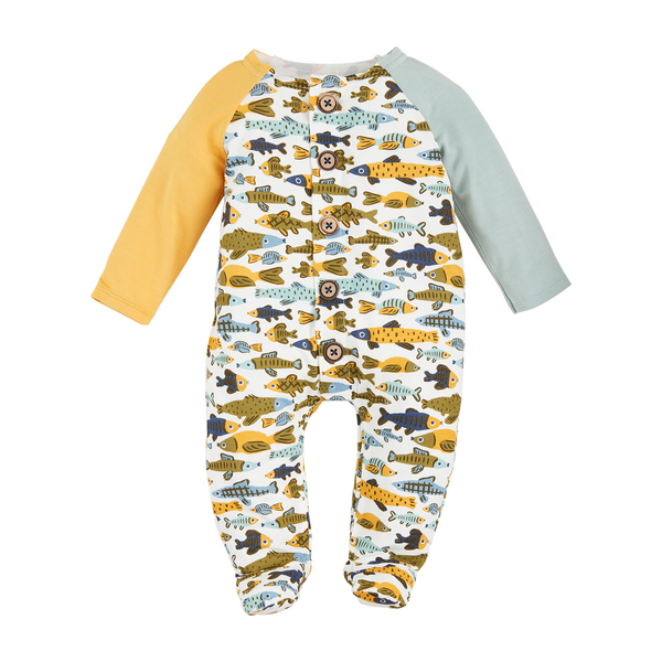 Fish Printed Baby Sleeper