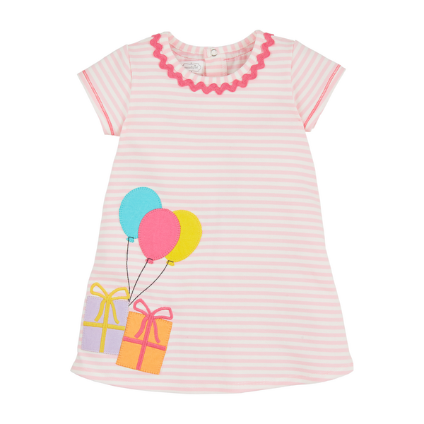 Pink Stripe Birthday Dress