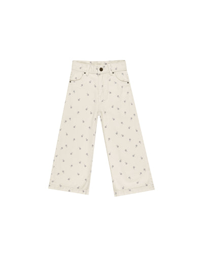 Straight Leg Pant || Blue Daisy