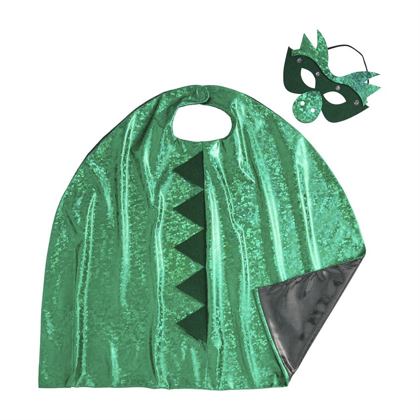 Dragon Cape & Mask Light Up Set