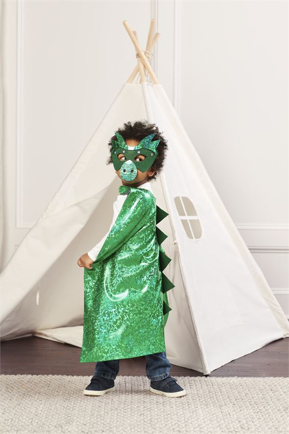 Dragon Cape & Mask Light Up Set