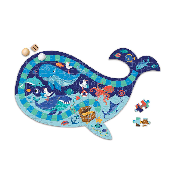 Whale Puzzle & Game Suitcase