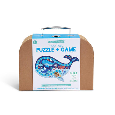 Whale Puzzle & Game Suitcase
