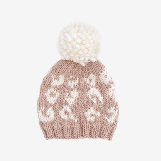 Cheetah Hat Blush/Cream