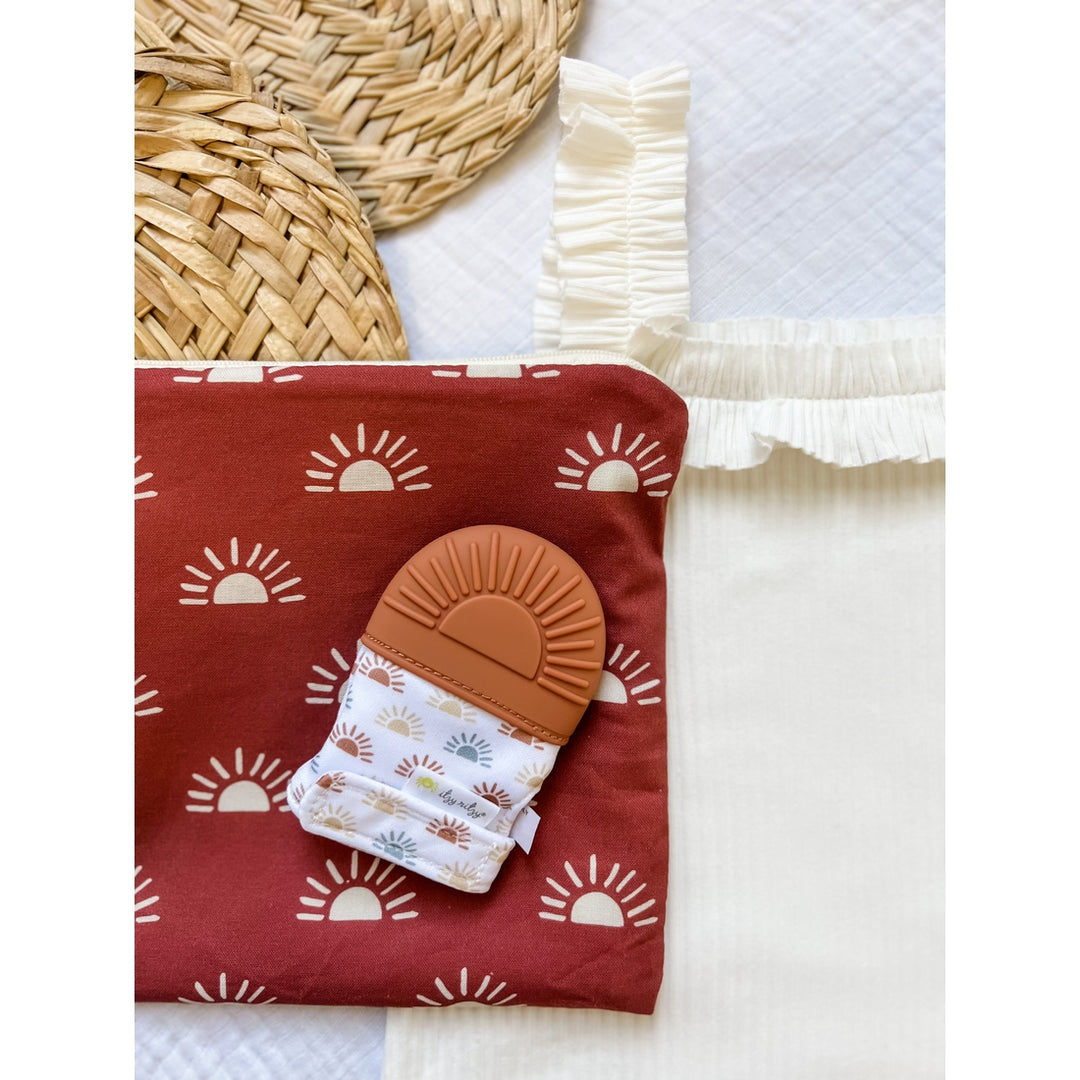 Sun Teething Mitt