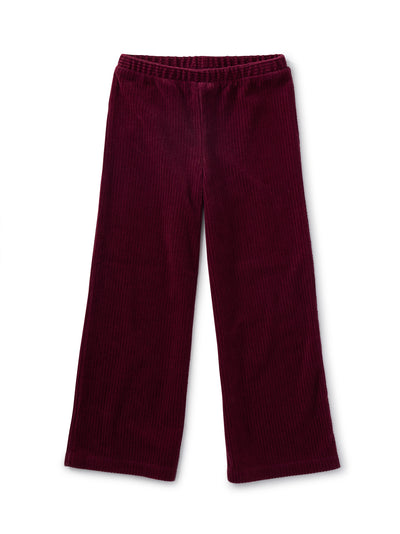 Flare for Fun Velour Pants /Purple Fig