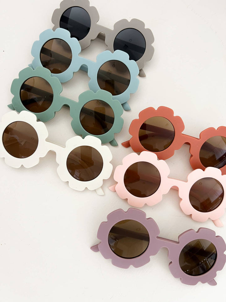Toddler Flower Daisy Frosted Sunglasses