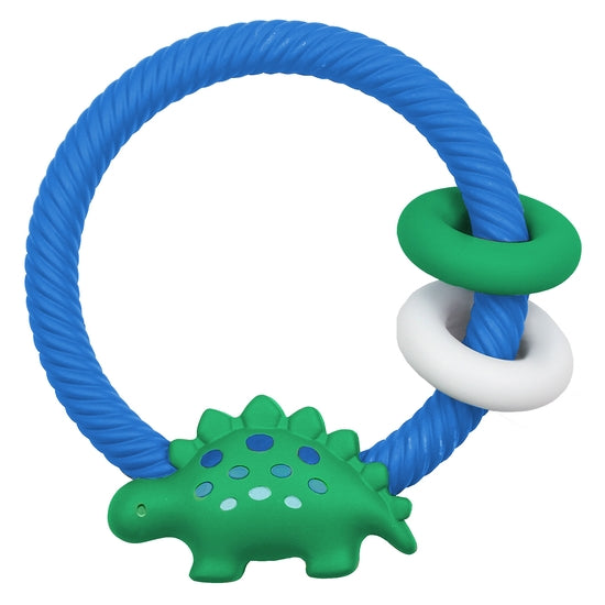 Dino Ritzy Rattle Silicone Teether