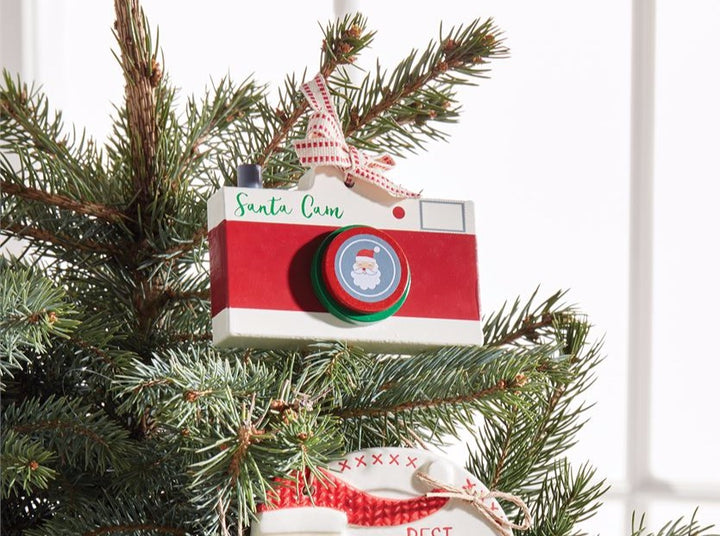 Santa Cam Ornament