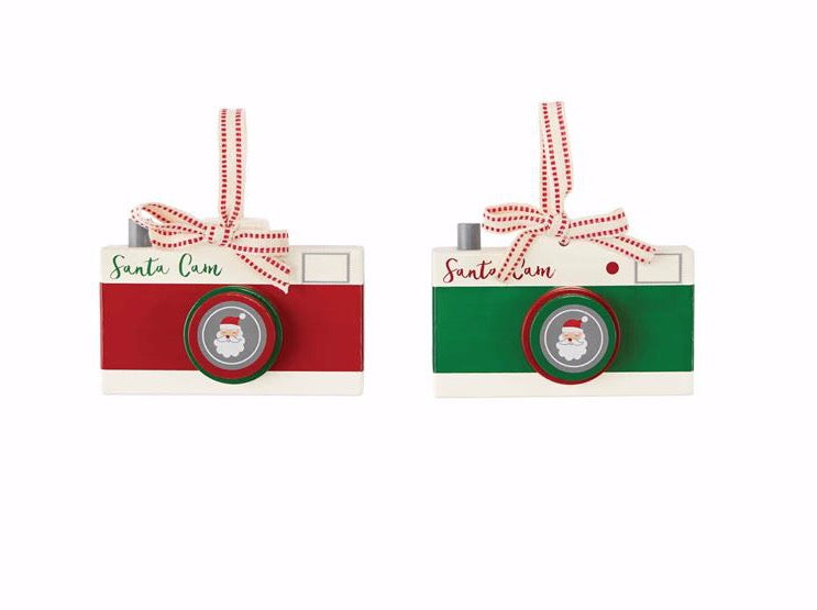 Santa Cam Ornament