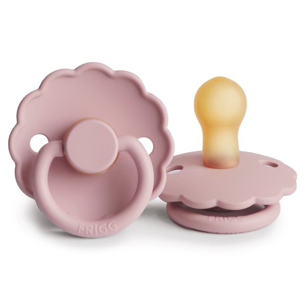Daisy Natural Rubber Pacifier (Baby Pink)