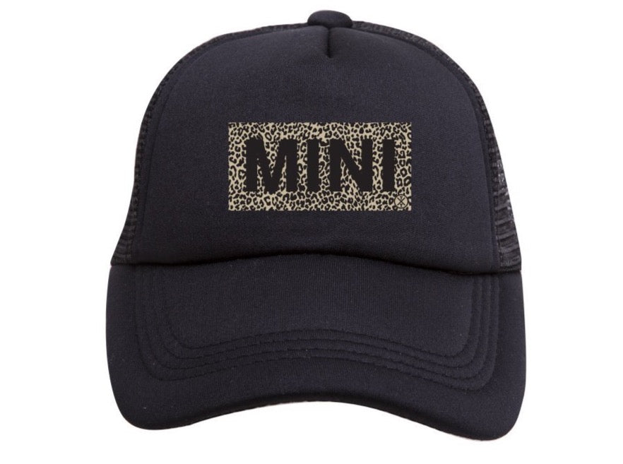 Mini Leopard Trucker Hat