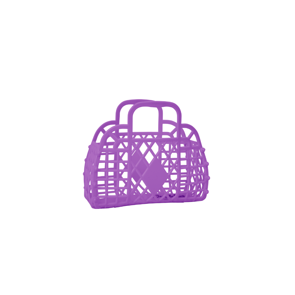 Retro Basket Mini- Purple