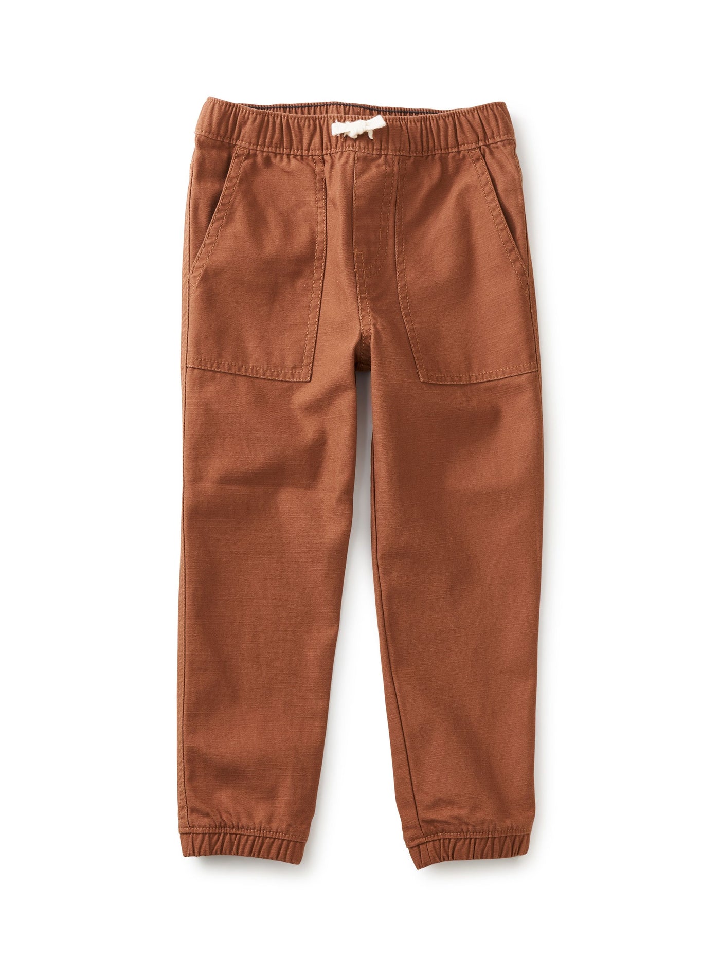 Game On Reverse Twill Jogger/Russet