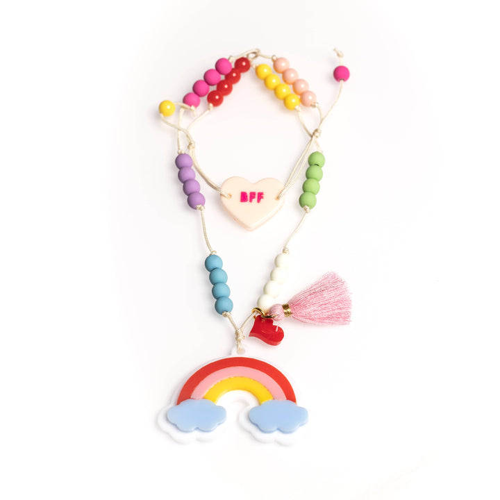 Rainbow Bead Necklace