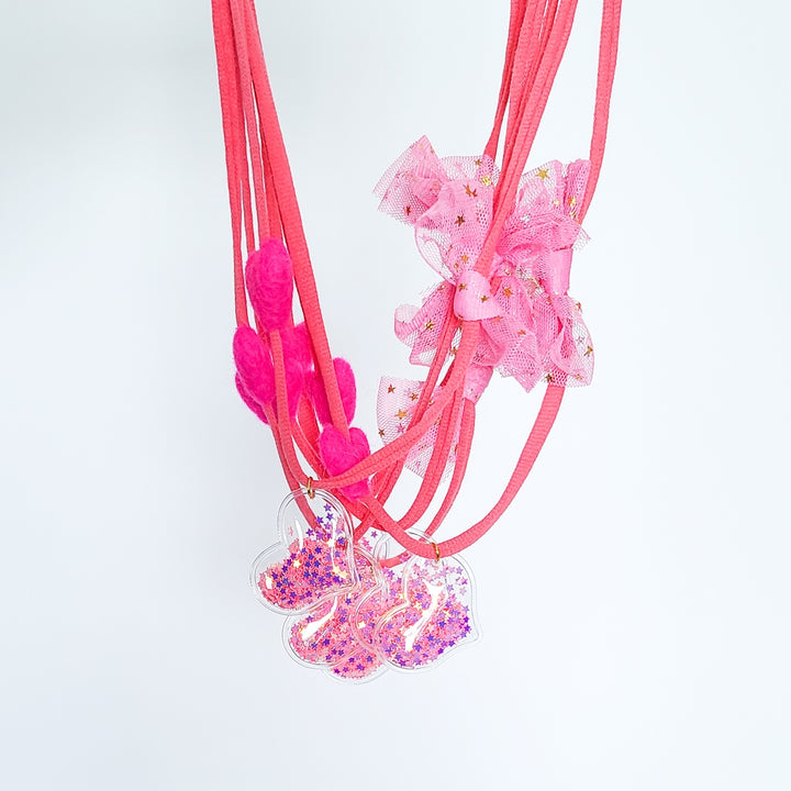 Heart Confetti Charm Necklace