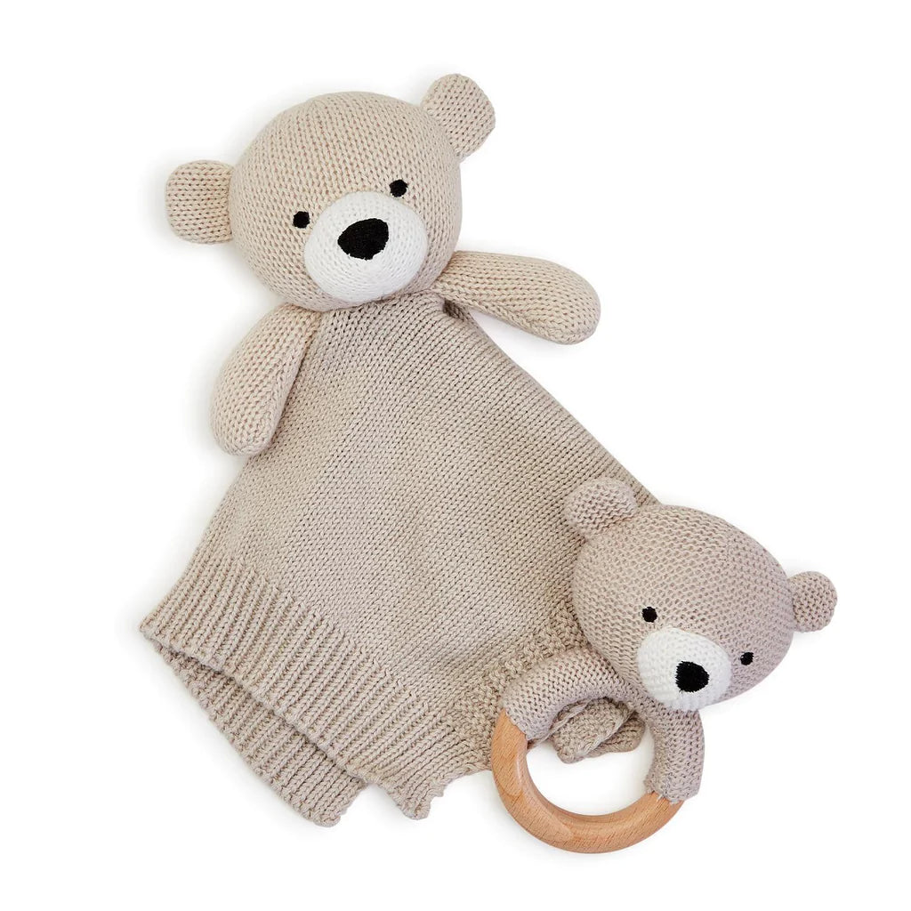 Oh So Beary Sweet Snuggle and Rattle Set