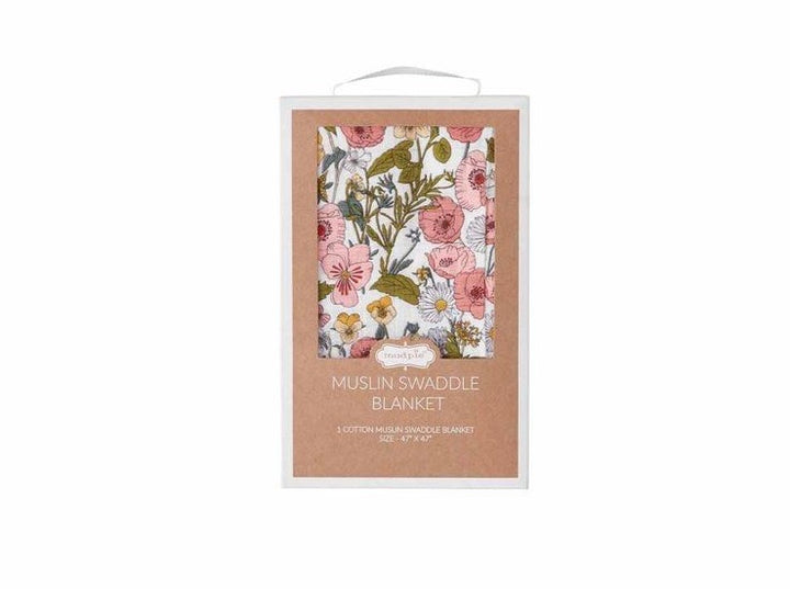 Fall Floral Muslin Swaddle