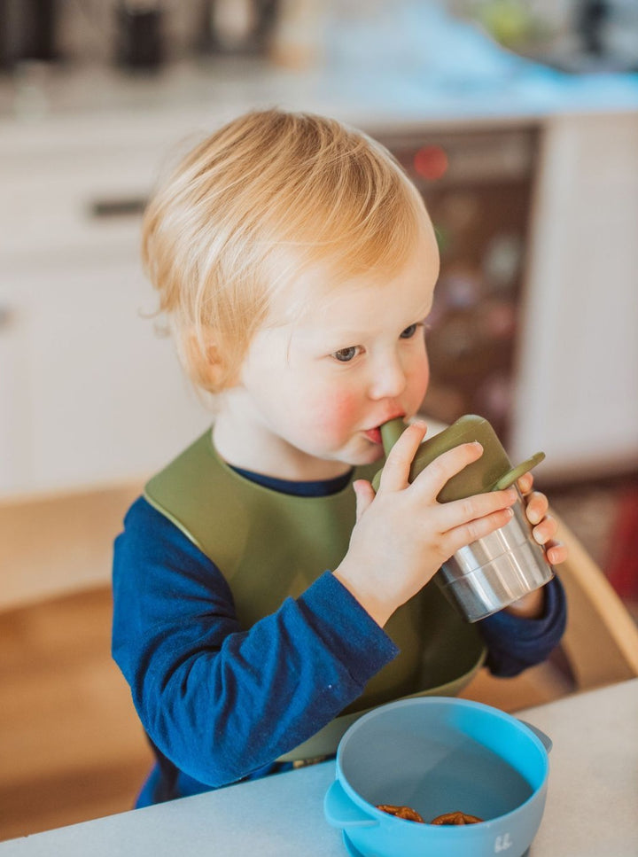 Dusty Rose Silicone Snack & Sippy Lids