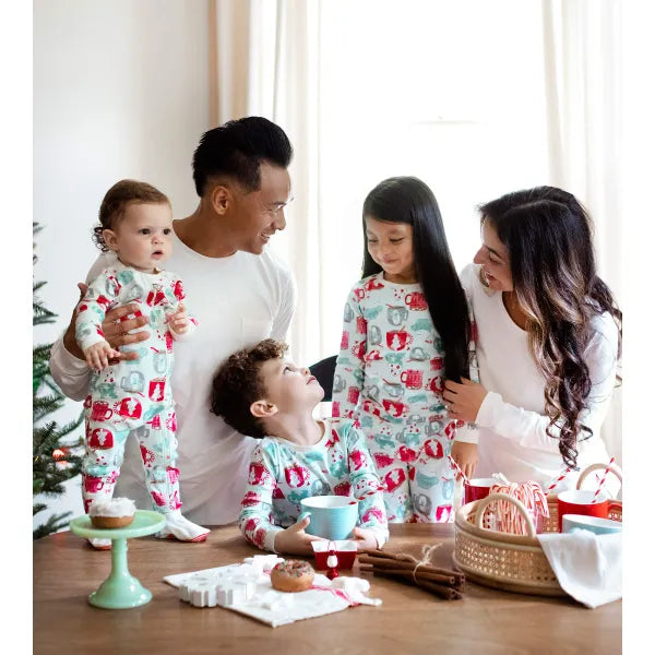 Mugs of Happiness Matching Holiday Family PJ's