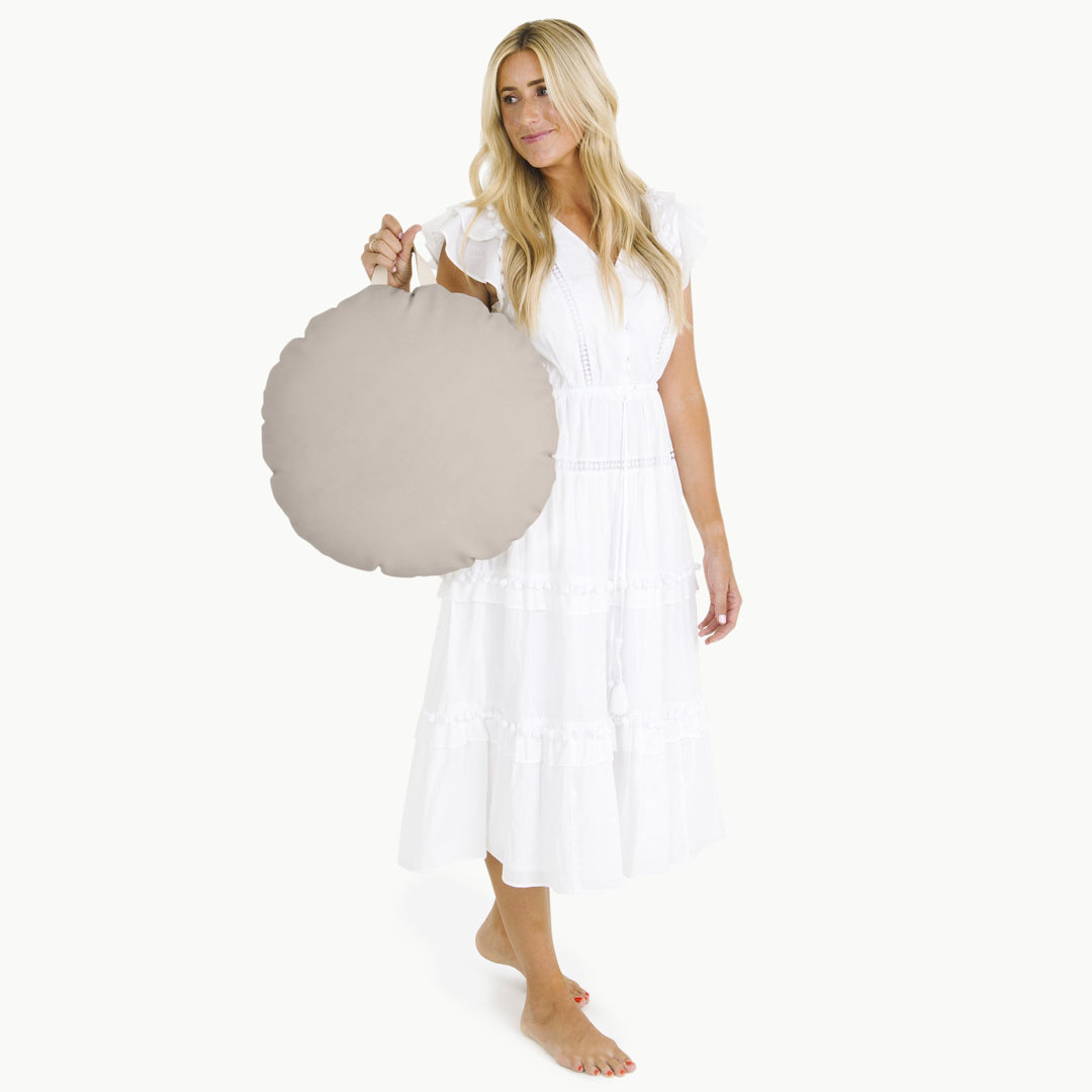 Mini Floor Cushion Circle/Fog